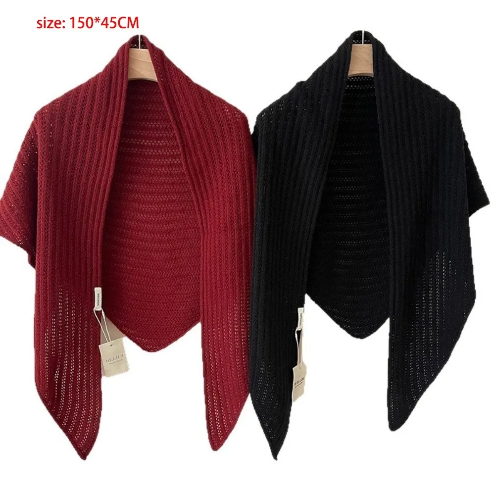 جديد لينة محبوك وشاح الثلاثي يندبروف Coldproof شال متعدد الوظائف محبوك وهمية طوق الخريف والشتاء