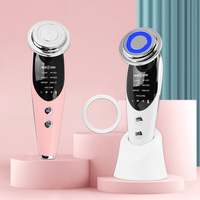 7 in 1 Face Lift Devices EMS RF Microcurrent Skin Rejuvenation Women Facial Massager Light Therapy Anti Aging Wrinkle Beauty