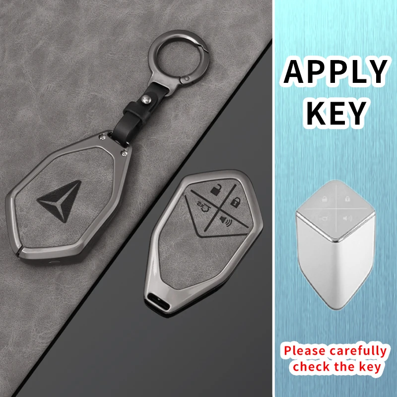Car Key Case Fob for Changan DEEPAL S07 G318 S09 S05 L07 SL03 Shenlan Keychain Remote Cover Bag Shell Ring Holder Fob - view 3
