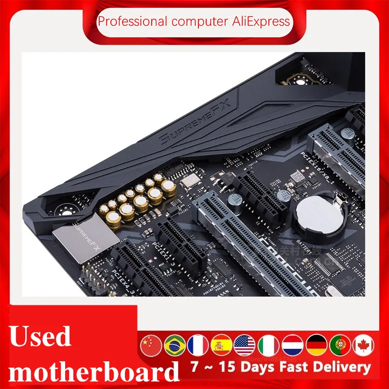 Carte mère ASUS ROG CROSSHAIR VI HERO, composant PC, socket AM4 DDR4, pour ordinateur de bureau AMD Xsuspec, PCI-E 3.0