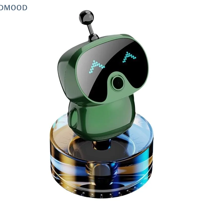 [CR]Smart Car Air Freshener Rechargeable Car Aroma Diffuser Smart Eyes 4 Levels Of Adjustable Intelligent Car Diffuser
