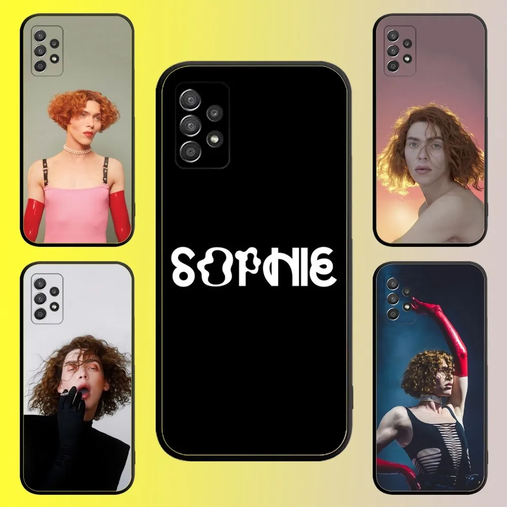 

Sophie Music Producer Phone Case For Samsung Galaxy A13,A21s,A22,A31,A32,A52,A53,A71,A80,A91 Soft Black Shell