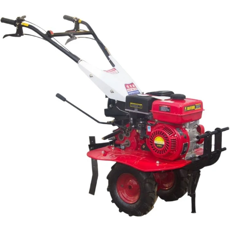 

【Hot】Handheld Four-wheel Drive Micro Tillage Machine Multi-function Cultivators/ Agricultural Small Gas-oline Rototiller