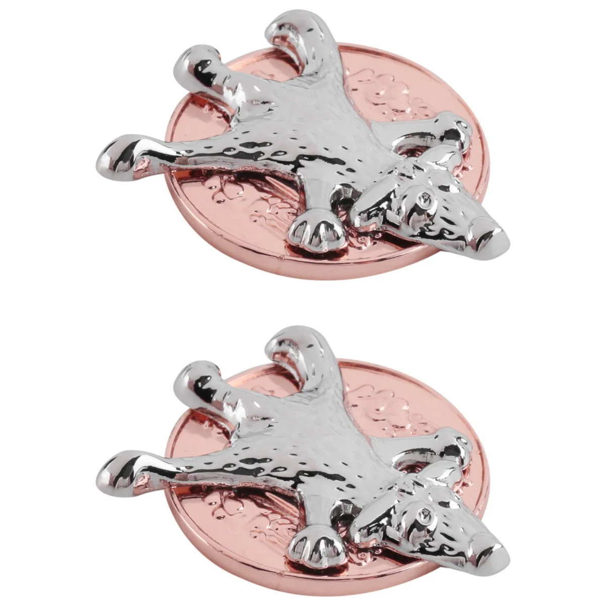 2Pcs Mouse Charm Talisman Protect Your Wealth, Sweet Money Amulet Mouse in Coins, Mouse Coin Amulet As Gift Money