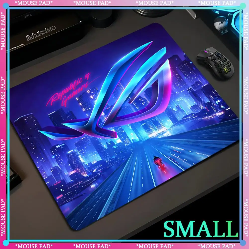Small A_Asus Rog gaming keyboard pad e-sports office accessories computer game player accessories desk mat lock edge mouse pad