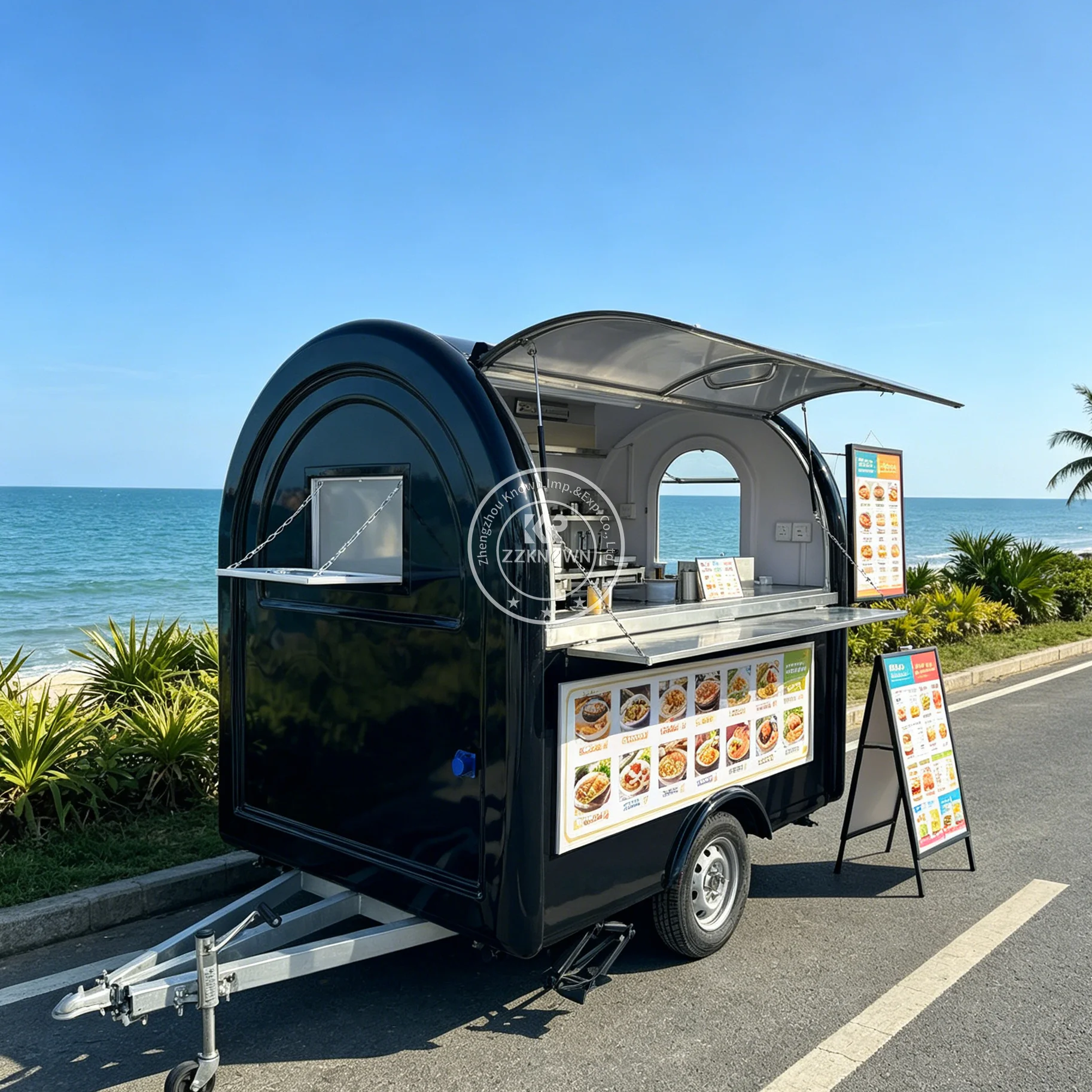 

Mobile Restaurant Food Trailer Burger Taco Pizza Coffee Kitchen Truck Outdoor Custom Food Truck with Full Cooking Equipment