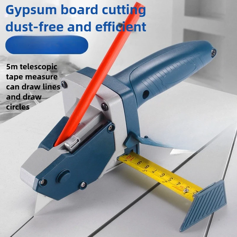 

25*10*8.5CM Gypsum Board Cutter, Circle Drawing Tool Locator, Board Cutter Cutting Gypsum Board Manual Cutting Tool Lightweight