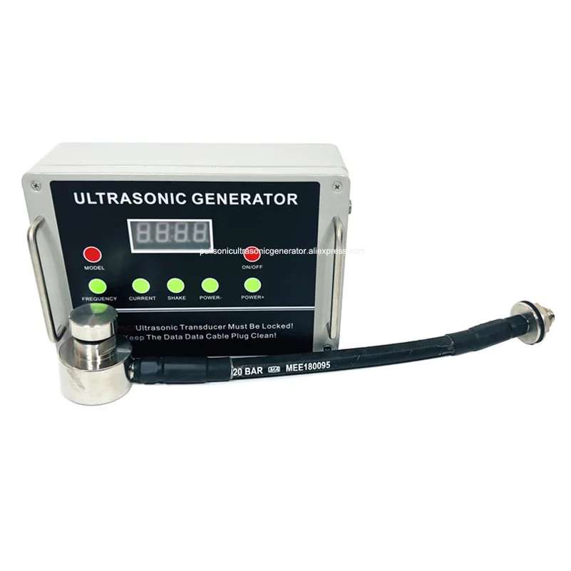 100 W Hochleistungs-Ultraschall-Vibrationsbildschirm-Vibrator-Stromquelle für 800 mm Ultraschall-Rotationsbildschirm