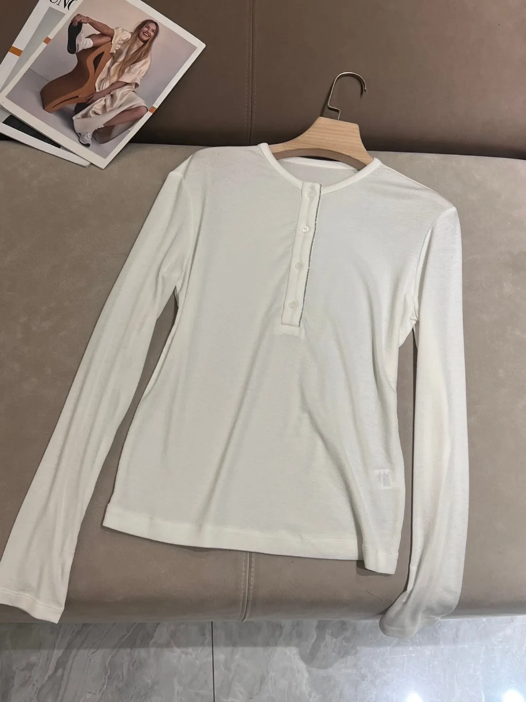 Luxurious ultra fine long sleeved base sweater