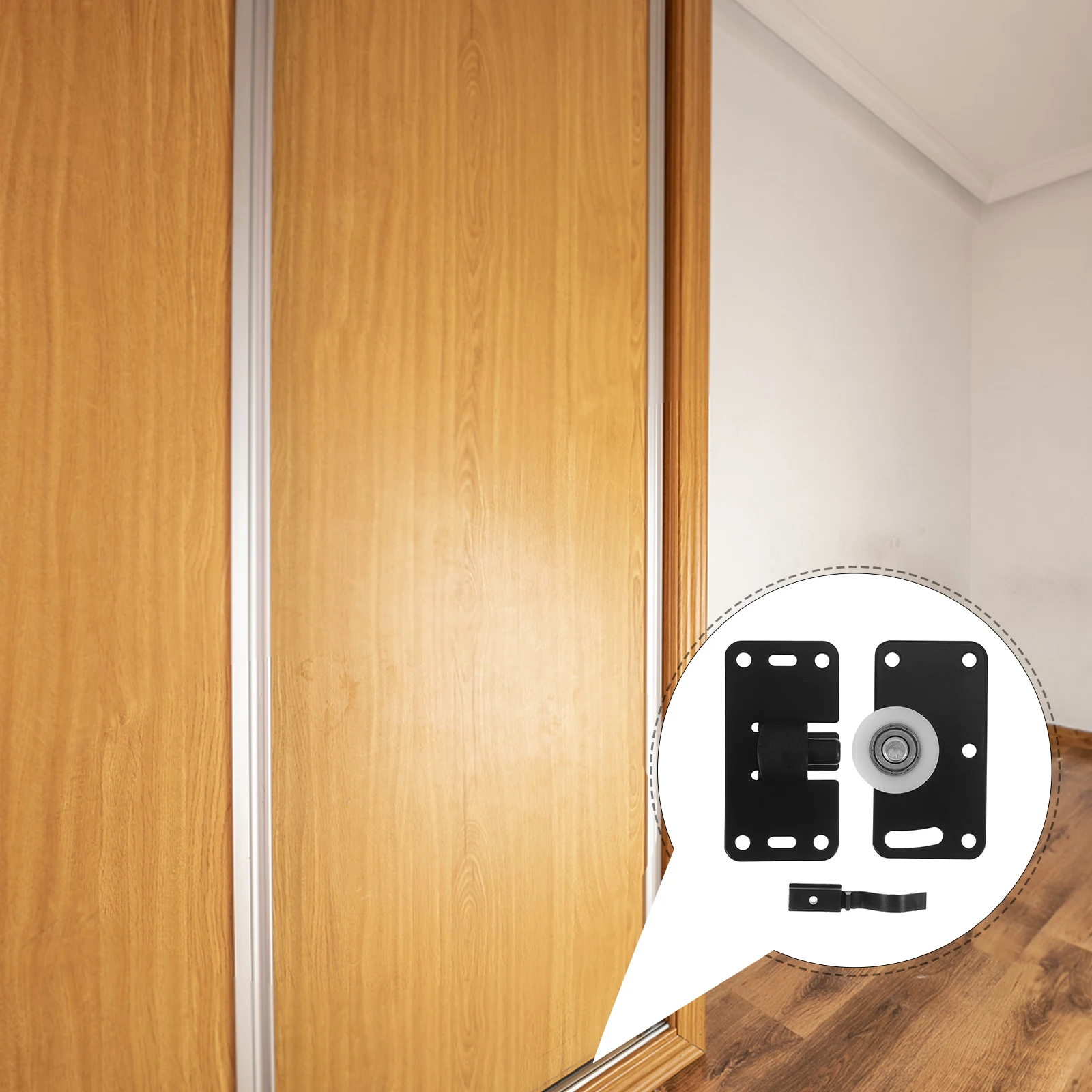 

1 Set Roller Wardrobe Pulley Metal Bearing Wheels Smooth Quiet Design Replacement Hardware Parts For Door Cabinet Glass Patio