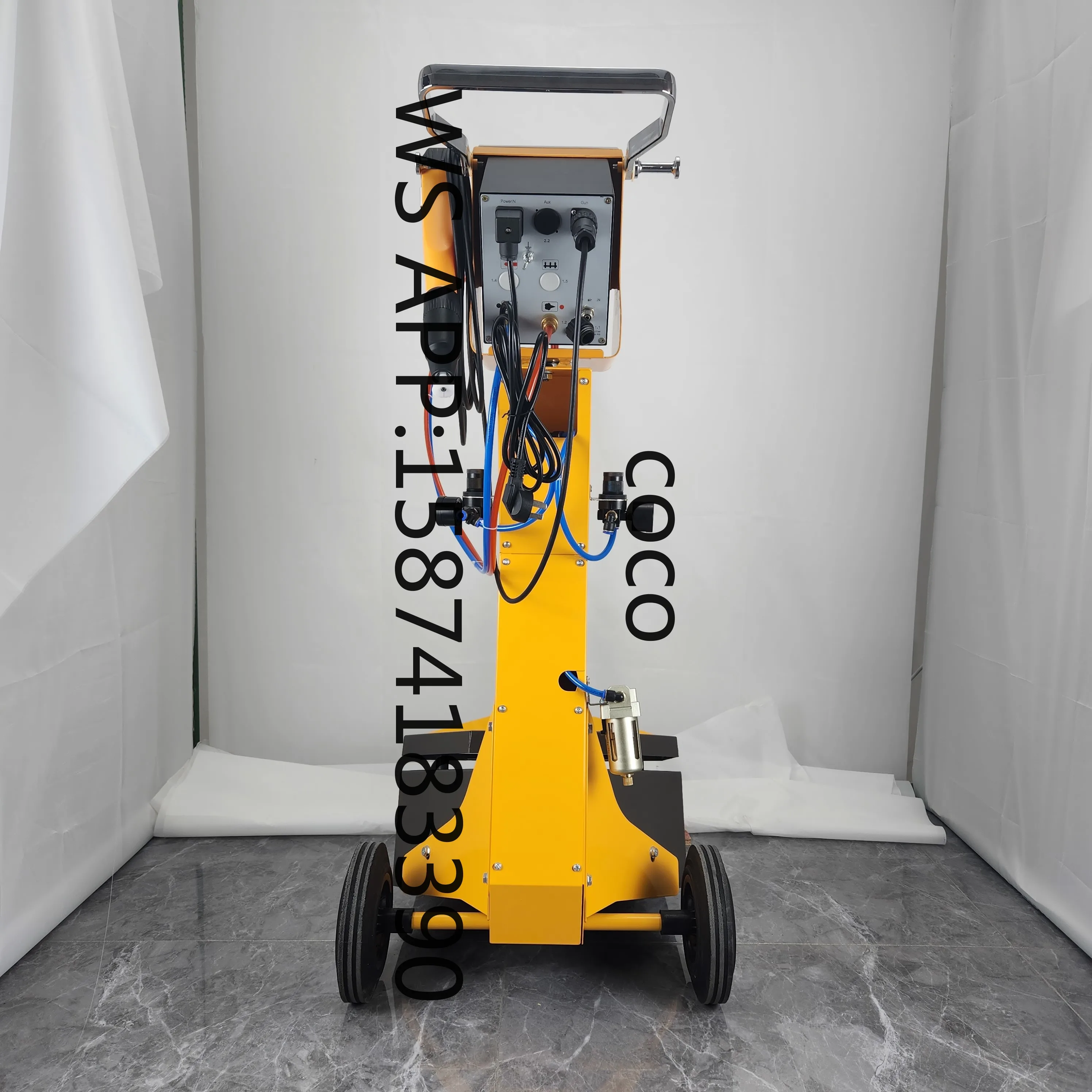 Automatic Powder Coating Machine New Condition Precise Spray Coating For Steel Substrates Flawless Metal Machinery