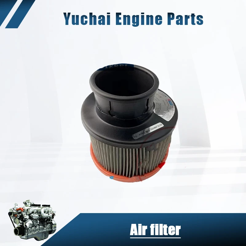 Air Filter F9400-1109100 Diameter 60mm for 4108/4F Marine Generator Set Bus Truck Construction Machinery Yuchai Original Parts