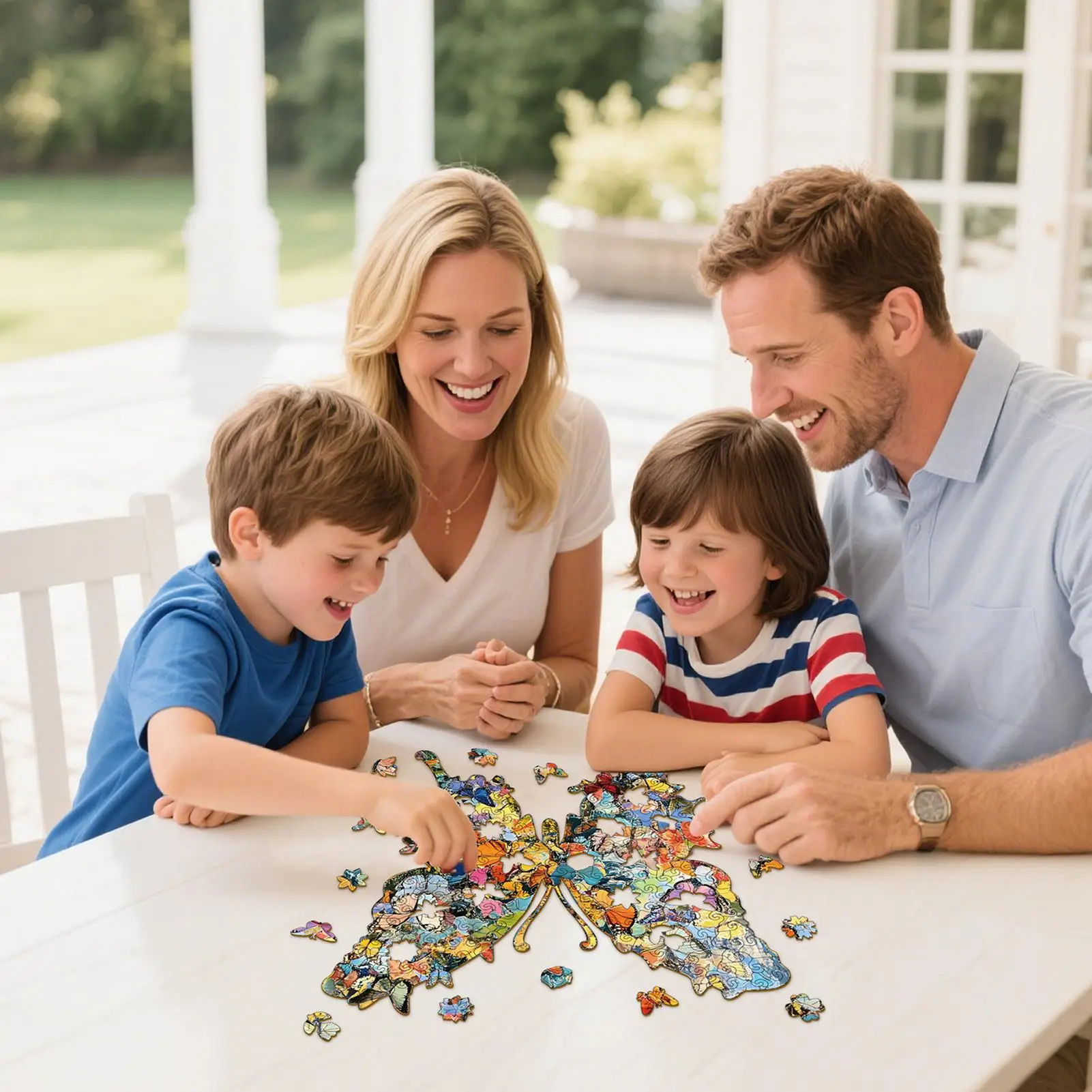 

Adult Wooden Puzzles 162 Or 118 Pieces Butterfly Shaped Puzzle Toy Interactive Wooden Jigsaw For Hobby Party Gathering Learning