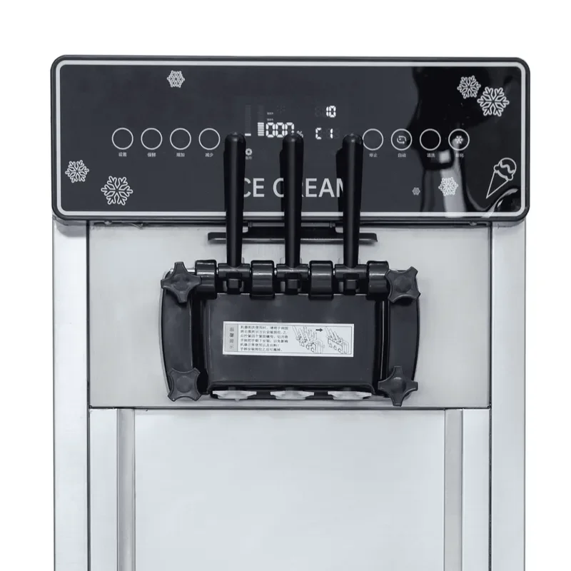 Professional Commercial Automatic Ice Cream Machine Maker 3 Flavor Soft Serve Ice Cream Machine