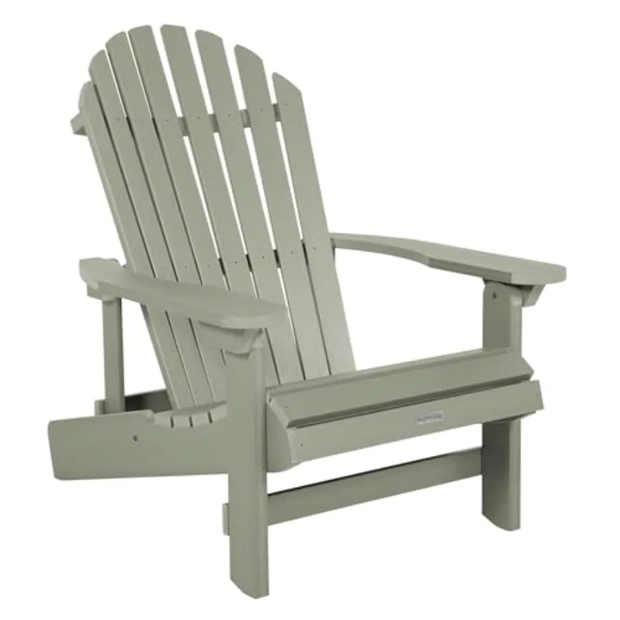 

Outdoor king size Adirondack chair with folding and reclining function, made of durable polywood, available in classic navy blu