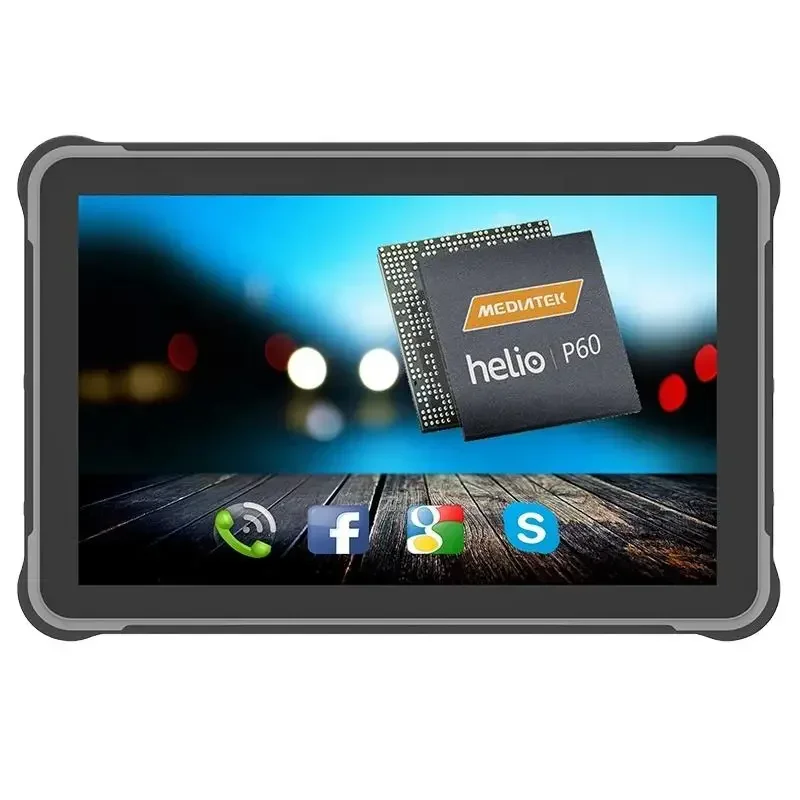 Industrial Rugged Android Tablet PC1000nit 8+128 with gps Option NFC  Car Mount Holder RFID Reader IP67 Waterproof