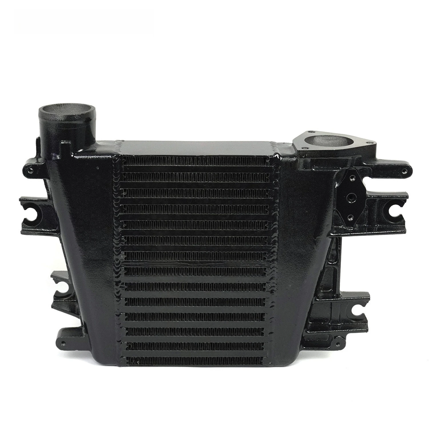 Automotive Intercooler Plate Aluminum Radiator Patrol Y61 ZD30 3.0 TD 97-07 Black