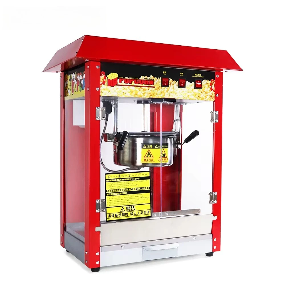 Wholesale CE Approved 8OZ Acrylic Pop Corn Popcorn Makers Automatic Commercial Popcorn Machine