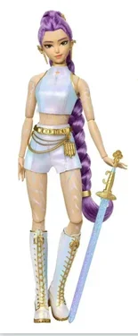 2026-Kpop Demon Hunters Figurine in vinile Nuovo K-POP Demon Slayer Miniature Doll Lumimila Zoey Desktop Ornament Decorazione Regali ~%