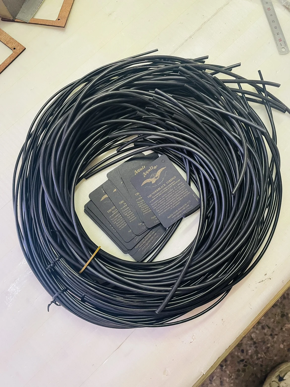 Black Bass Guitar Strings UBASS Yukebe Bass String Line Musical Instrument Accessories Durable Bass Guitar Strings