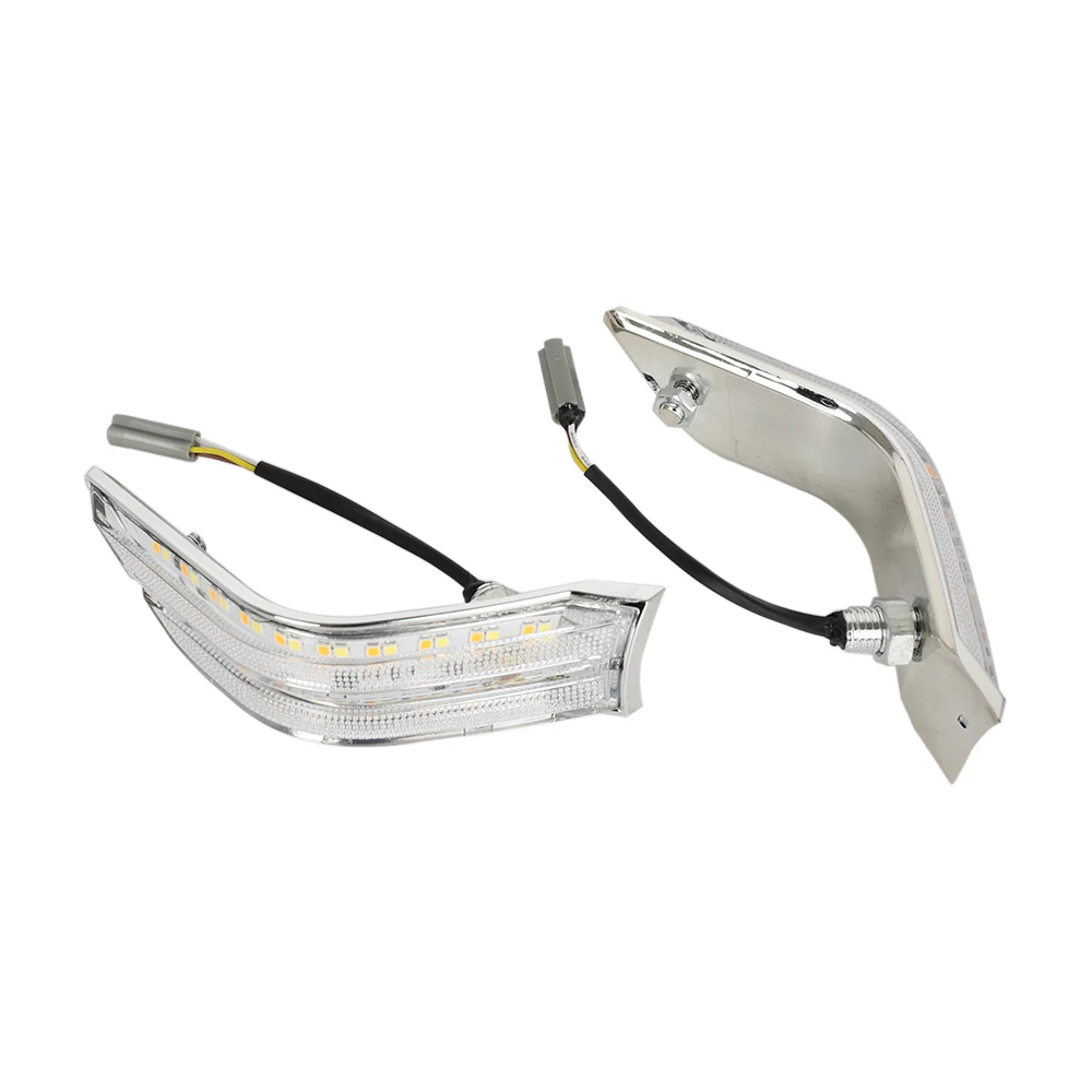 혼다 골드윙 1800 DCT F6B 골드윙 투어 2018-2025용 안개등 전면 트림 카울 LED 방향지시등 보조 주행등