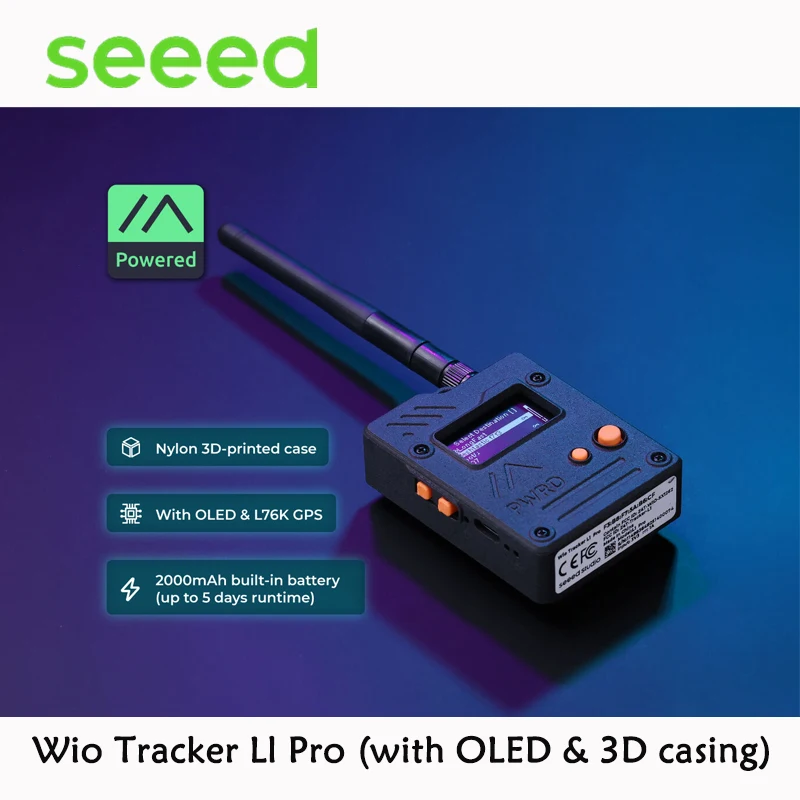 سلسلة Wio Tracker L1، Wio Tracker L1 / E-ink /Pro /Lite، NRF52840 L76K GPS لاسلكي، عقدة شبكية قابلة للتطوير LoRa (862–930 ميجاهرتز)