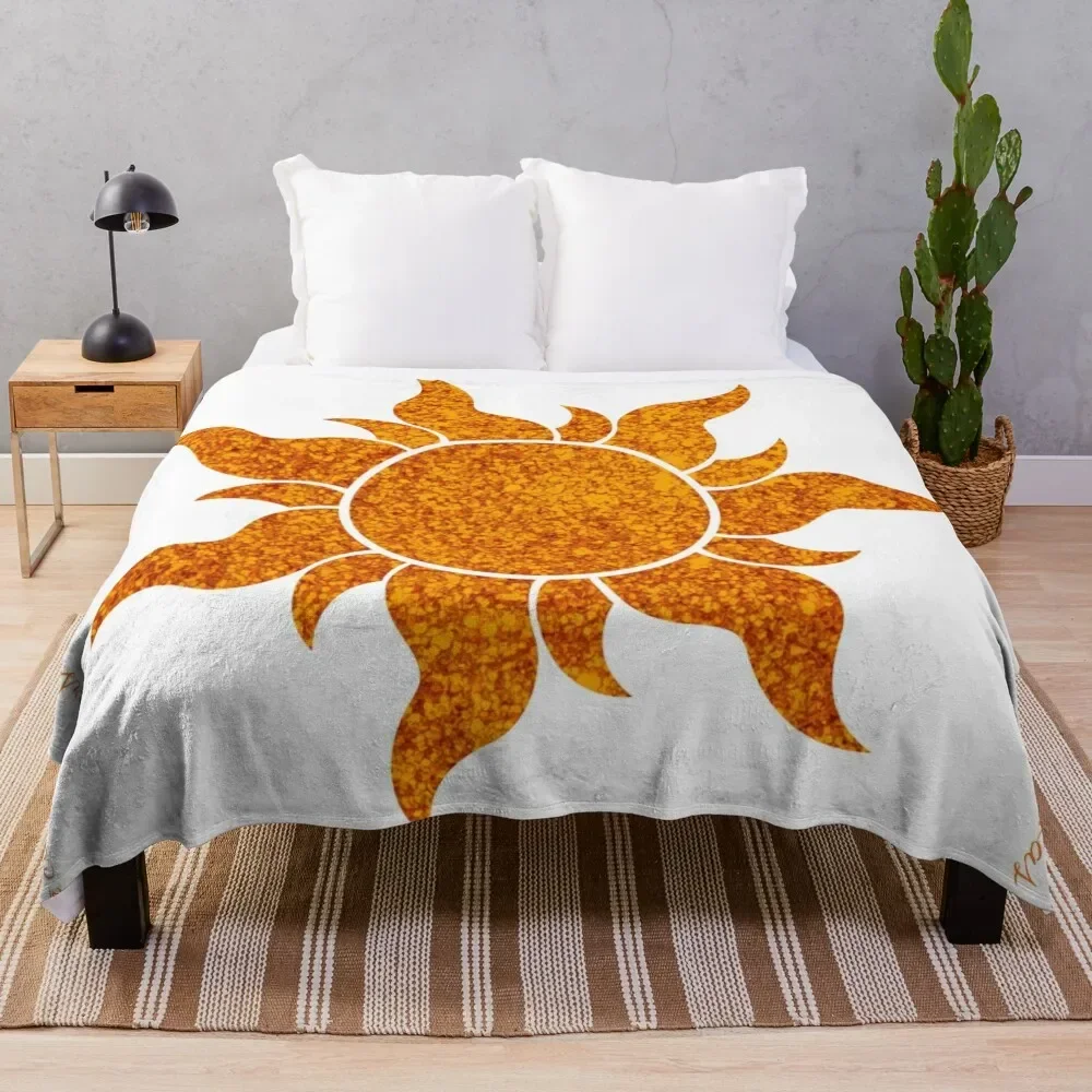 

Flower Gleam & Glow Throw Blanket Luxury Brand Large Blankets