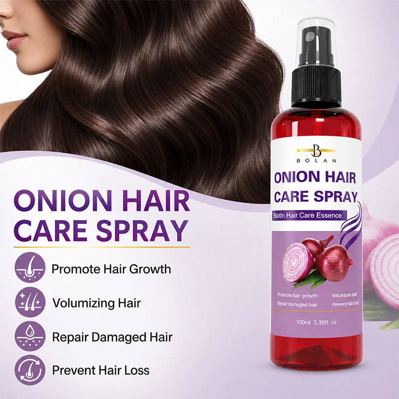Onion Biotin Hair Oil moisturizes dry, damaged, frizzy hair, making it smooth and silky. Strong hair care suitable for all hair