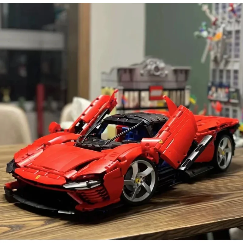 FIT 3778PCS Technical Daytona SP3 Supercar Model Building Block Toys For Boys Girls Birthday Gift