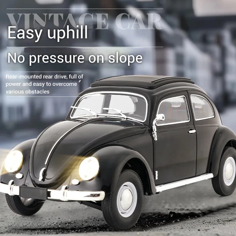 1/16 Wpl D62mini For  Beetle Hardtop Sedan Model 1949-1963 Remote Control Car Toy Carremote Control Rc Climbing Car Toy Gift