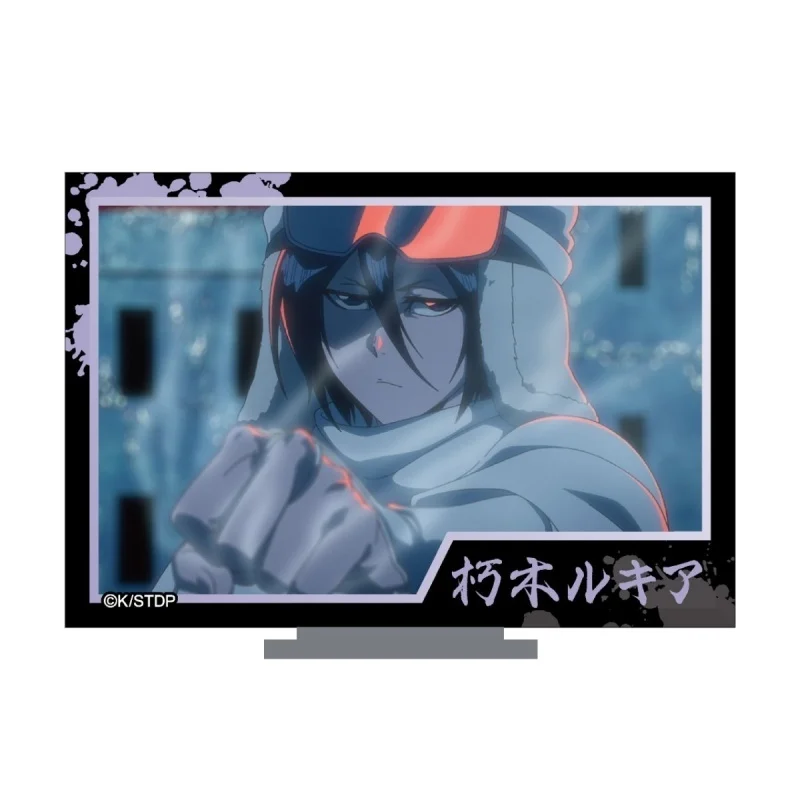 Anime Bleach Acrylic Stand Figure Ichigo Kurosaki Rukia Hitsugaya Sumi-e Ink Style Model Desk Plate Decor Gift Keychain