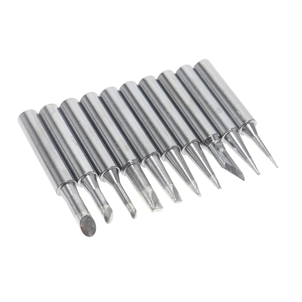 10pcs/lot Tip for Soldering Iron K/B/I/1.2D/1.6D/2.4D/3.2D/2C/3C/4C Welding Tips 900M-T Soldering Iron Tip For Rework Station