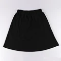 Black midi skirt