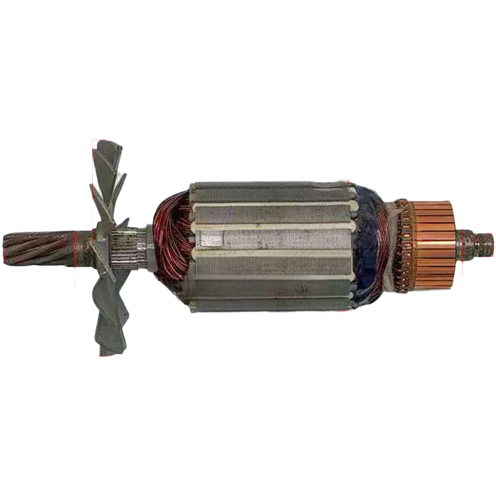 8 Tooth Replacement Copper Rotor For 240 Steel Machine 355 Cutting Motor 155mm Shaft 60mm For Metal Working Projects