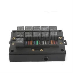 12V 40A Automotive Multiplex Relay Truck 12 v24v Overall Relay Control Modified Safety Box With Fuse 5P 4P