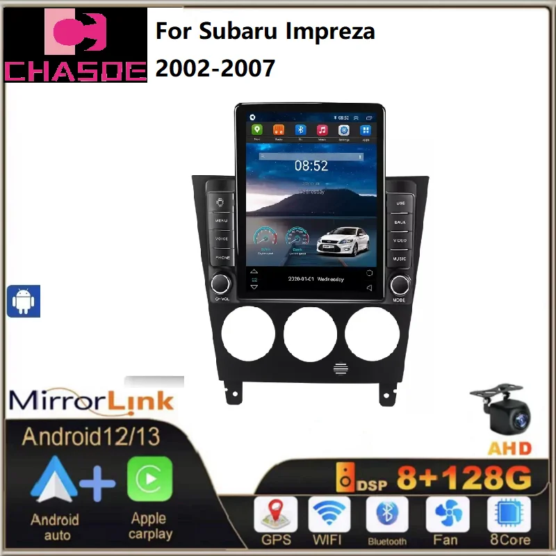 For Subaru Impreza 2002-2007 car multimedia system AM FM RDS car video auro radio 4G LTE WIFI car stereo IPS DSP SWC