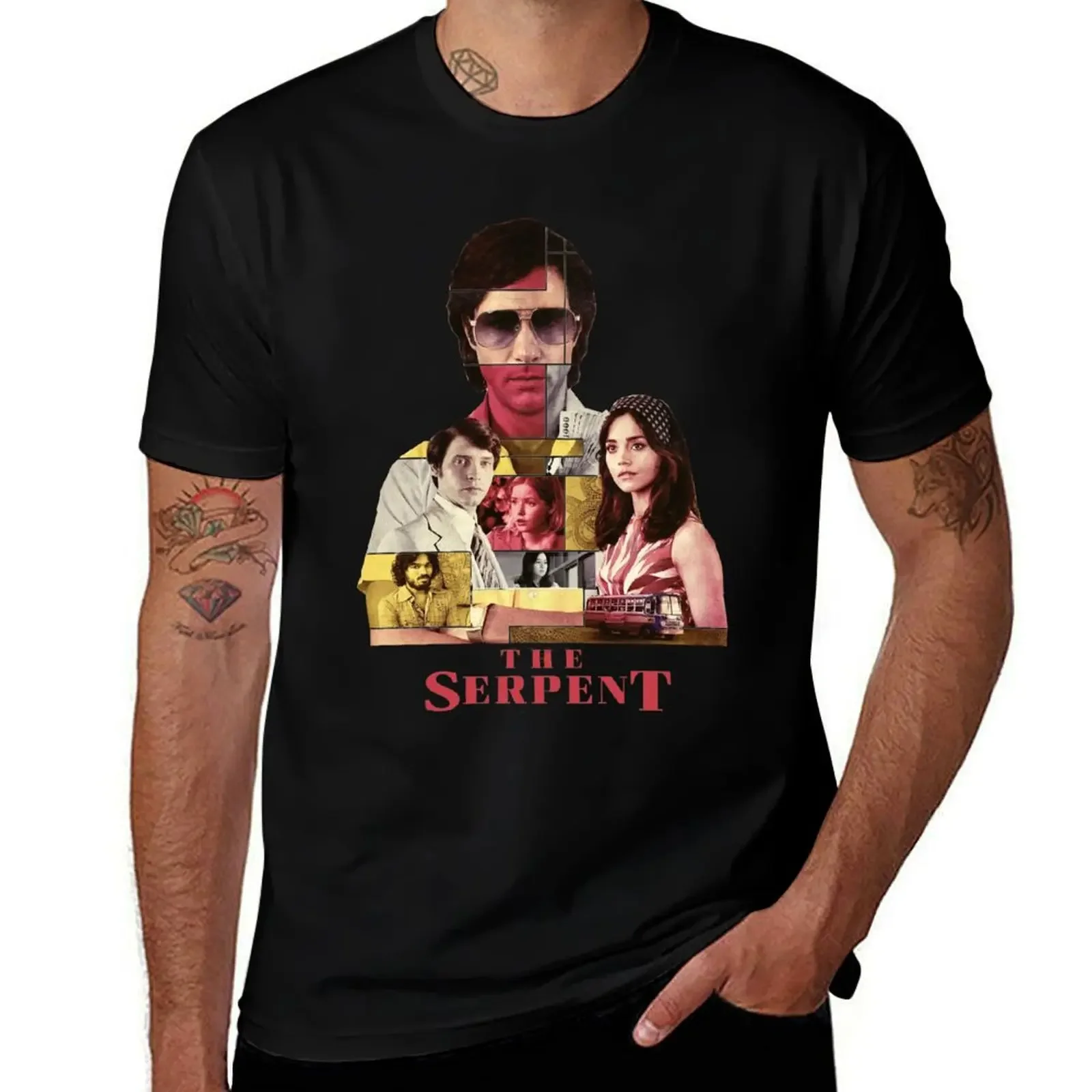 The Serpent Tv Series Poster T-Shirt sweat essential t shirt mens graphic t-shirts anime