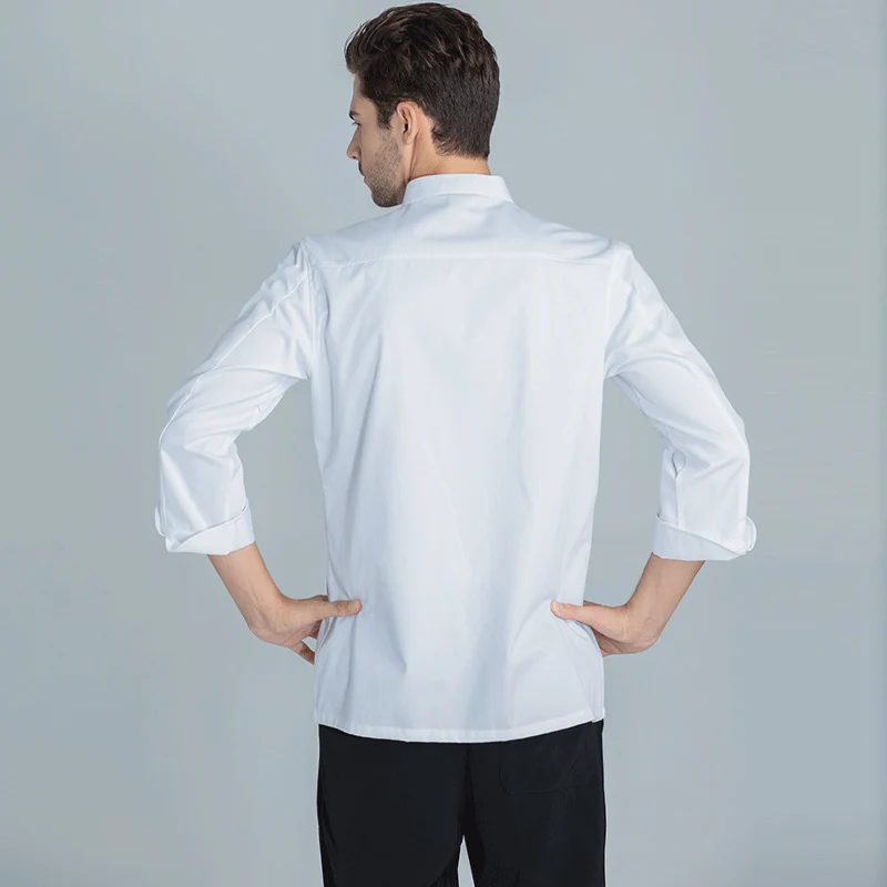 케이터링 요리 코트 셔츠 레스토랑 주방 요리사 티셔츠 베이커 작업복 호텔 의류 쿡 자켓 카페 웨이터 작업복