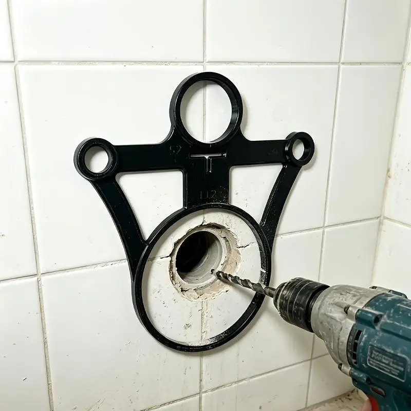 Pipe Layout Locator Toilet Installation Positioning Template Handy Tool For Toilet Renovation Construction Household Repair Work