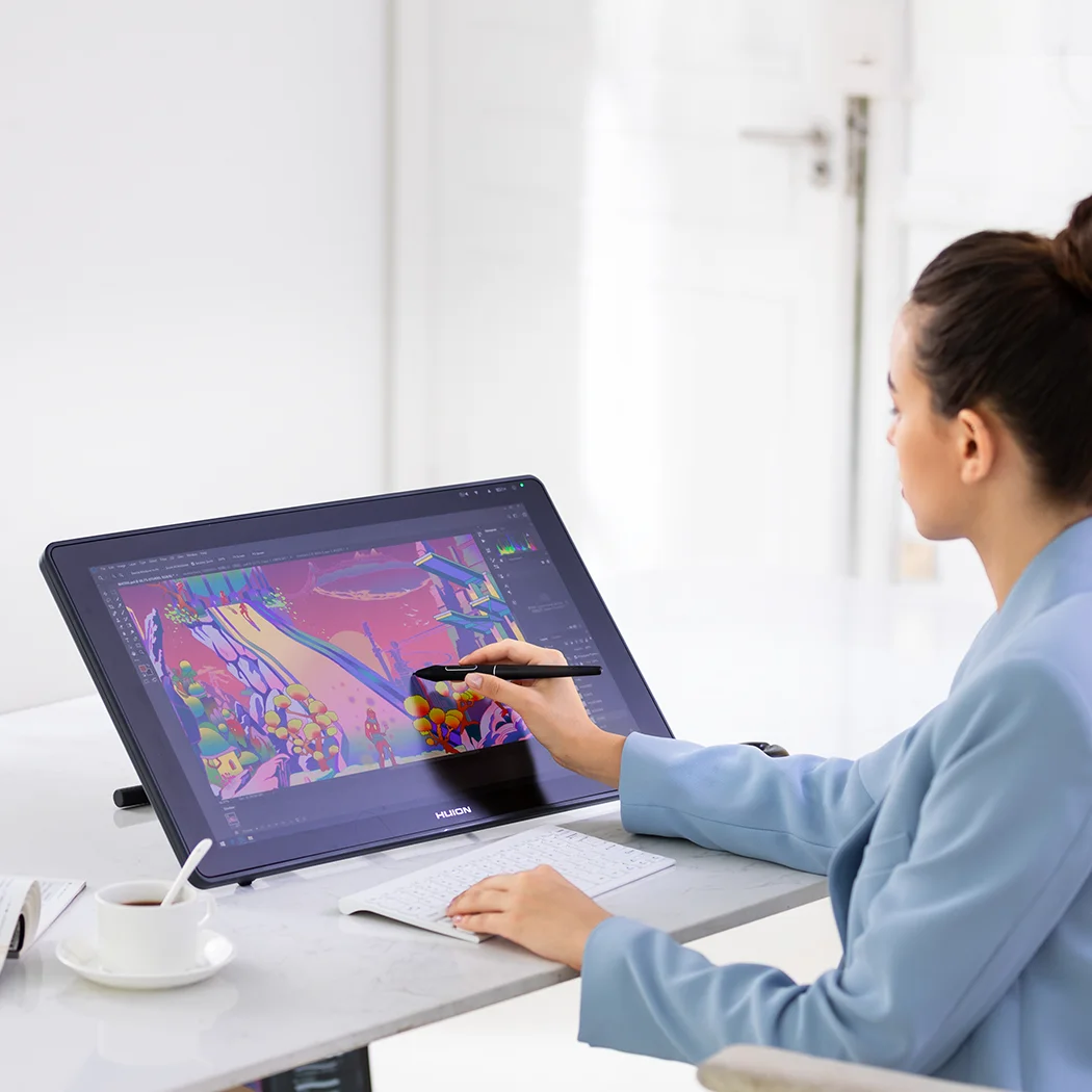 Huion Factory Price Kamvas 22 Plus 21.5Inch Drawing Tablets Monitor