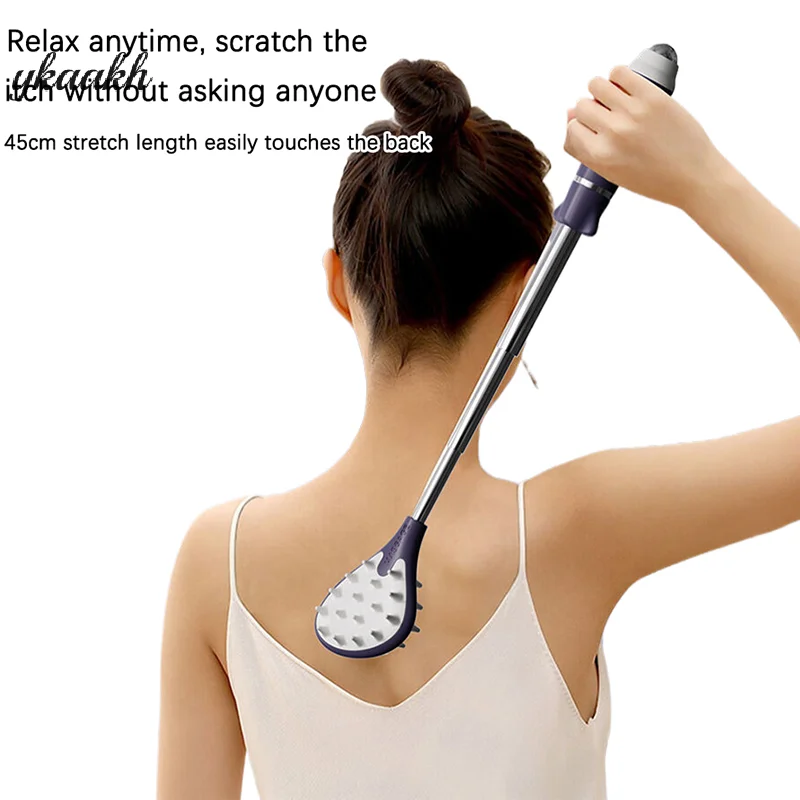 

1Pcs Back Scratcher Telescopic Scratching Back Scratcher Massager Kit Scraper Extendable Telescoping Itch Massage Relaxation