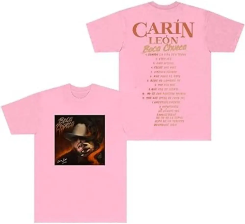 Carin Leon Tracklist Boca Chueca Tour Merch T-Shirt Women Men Crewneck Short Sleeve Fashion Tee