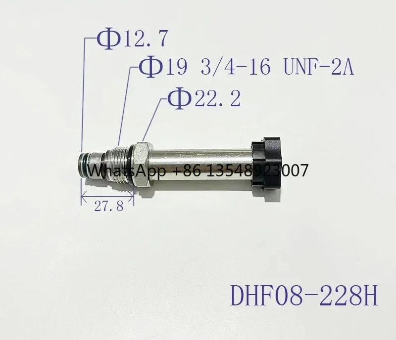 Special Supply 2-position 2-way Threaded Cartridge Two-way Check with Manual Solenoid Valve DHF08-228H