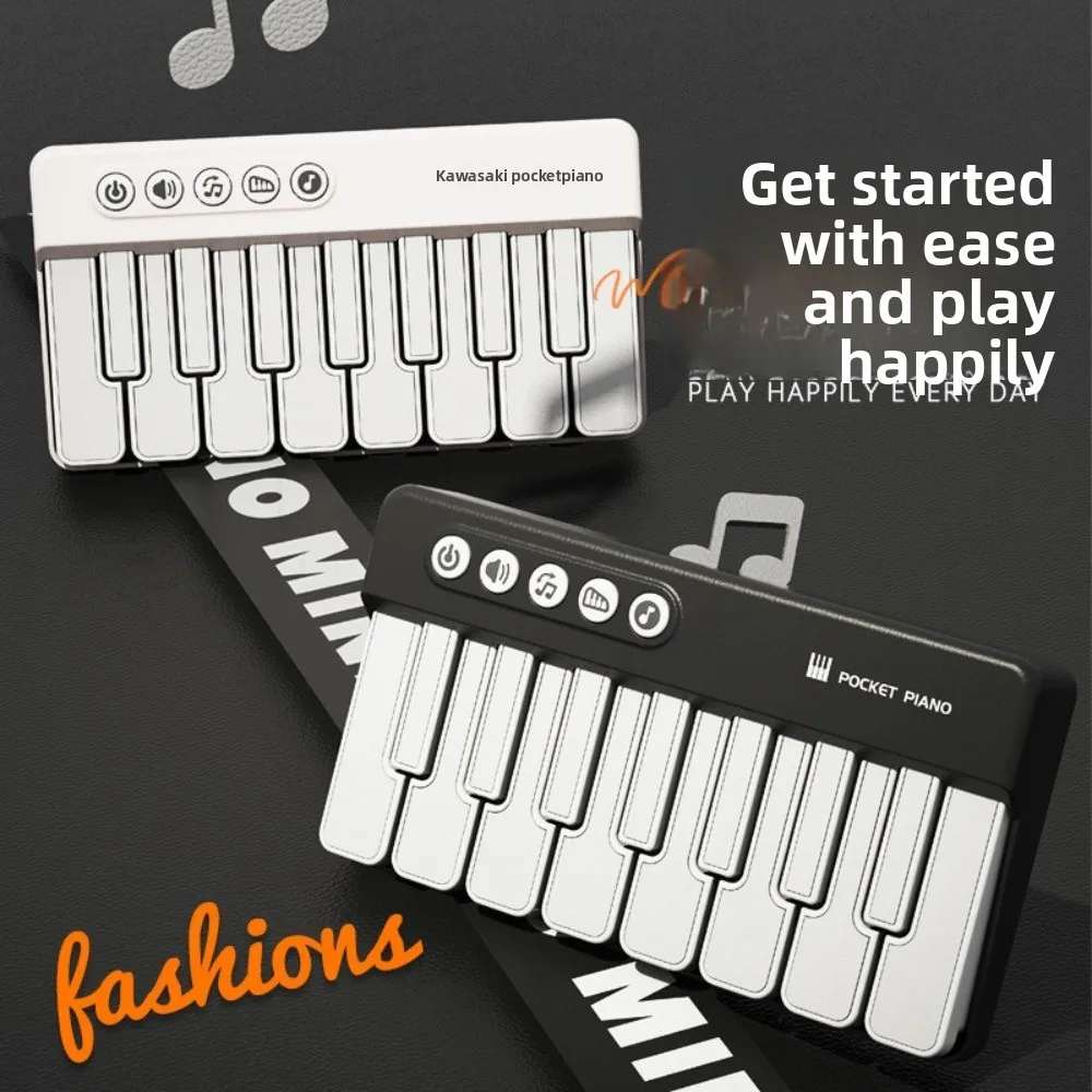 Rainbow Lights Kids Mini Piano Toy Interactive Beginner Learning Piano Keyboard Musical Instrument Learning Toys Birthday Gift