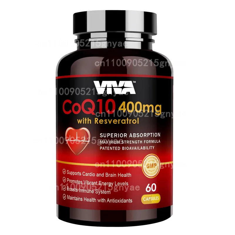 

Капсулы CoQ10 с MicroPQQ+Shilajit, 60 штук, вегетарианские, с отличной биодоступностью, на месяц употребления