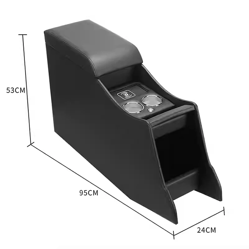 

Оборудование Smart Library Alphard Высококачественная большая черная кожаная центральная консоль Alphard серии 20.