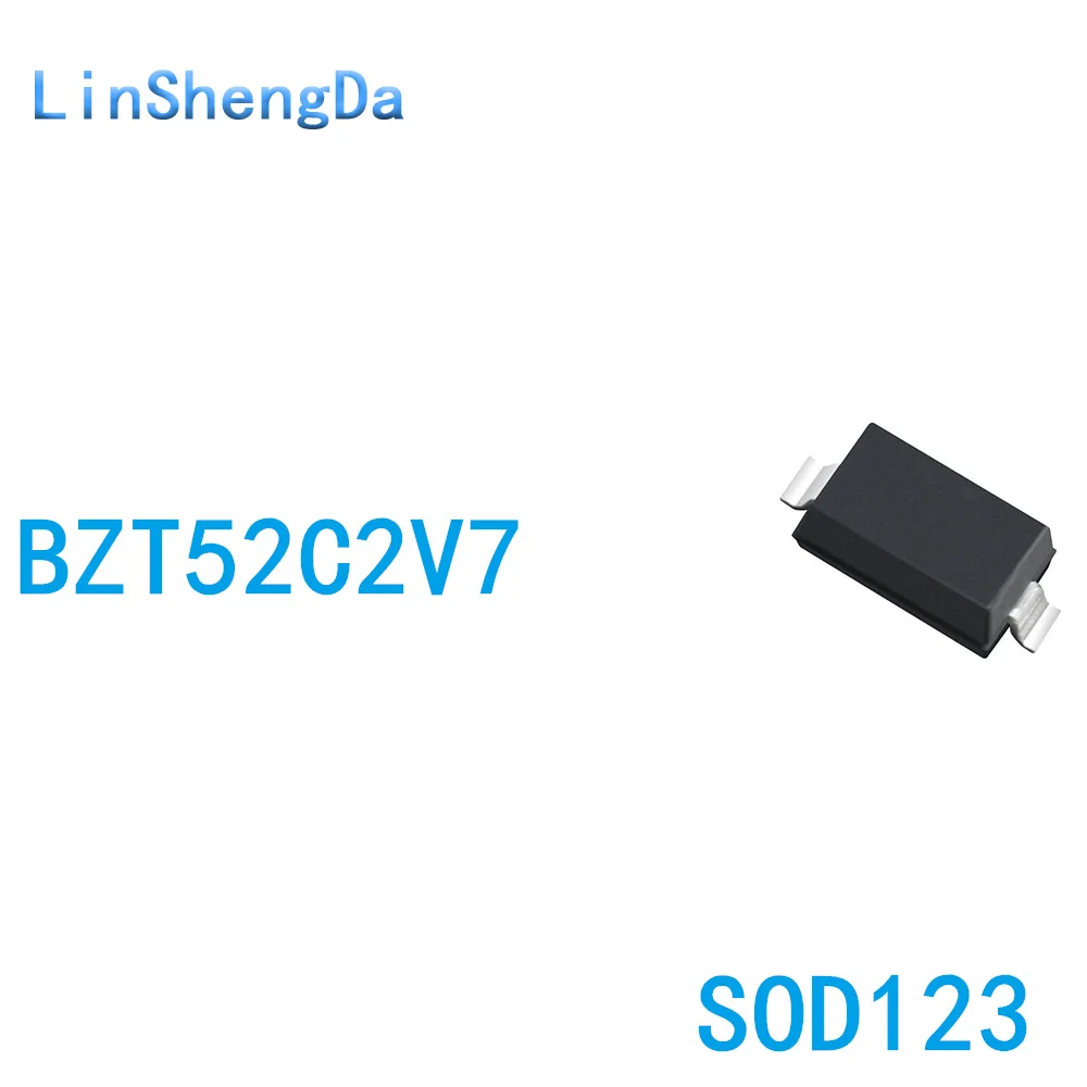 

SMD диодный регулятор напряжения BZT52C2V7 2,7 в SOD123 1206 W1 1 1 диск 3K = 130 юаней