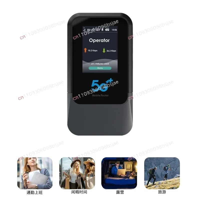 Global 5G WiFi Hotspot, Portable Router with eSIM Support for Gaming/Live Streaming