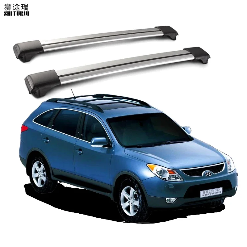 

2Pcs Roof Bars For HYUNDAI Veracruz 2008-2014 Aluminum Alloy Side Bars Cross Rails Roof Rack LuggageLOAD 200KG