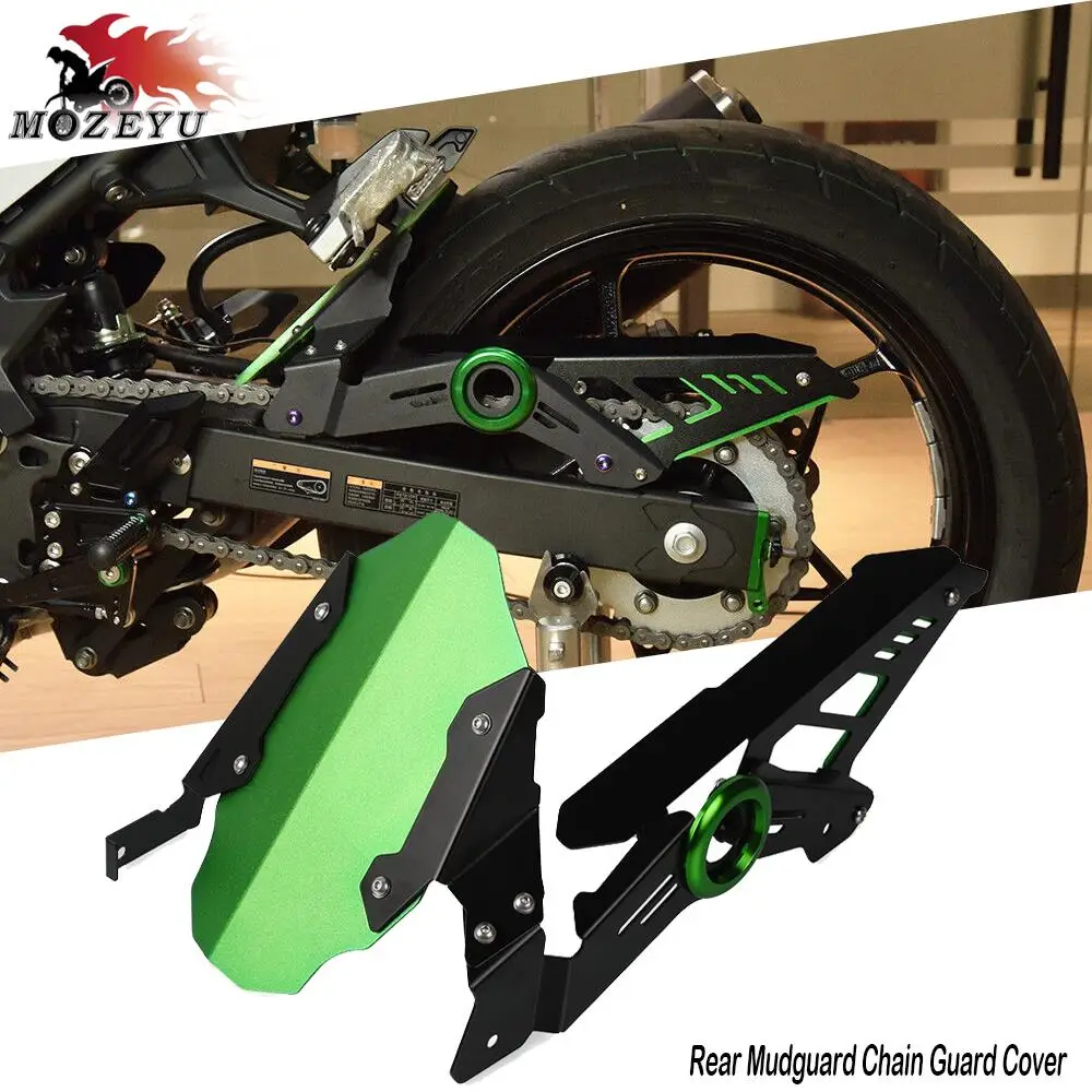 

Motorcycle Ninja 250/ 400 Rear Fender Chain Guard Cover Mudguard For Kawasaki Ninja 400 Ninja250 Z400 2018 2019 2020 2021 2022